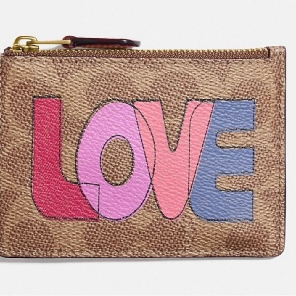 COACH LOVE key Card Case